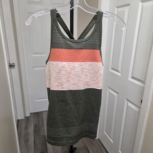 Prana Green and Pink Tank Top